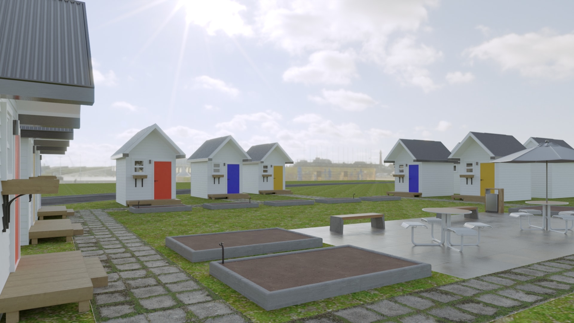 Imagist3ds Exterior Rendering Landscaping Original Photo