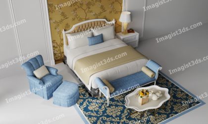 #020035 - Beds 3D Model