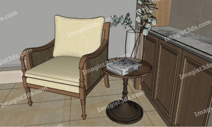 #031023 - Chair 3D Model