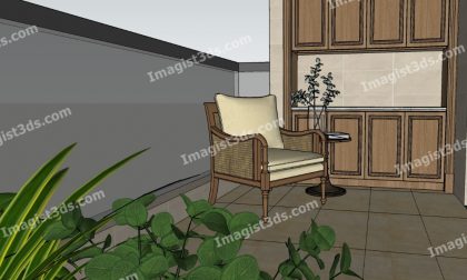 #031023 - Chair 3D Model