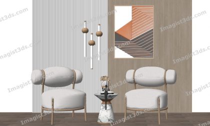 #031071 - Armchair 3D Model