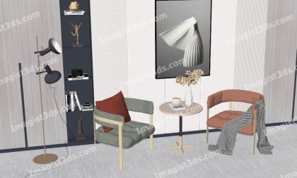 #031078 - Armchair 3D Model