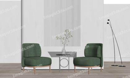 #031065 - Armchair 3D Model