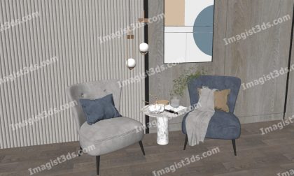 #031085 - Armchair 3D Model