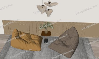 #031091 - Armchair 3D Model