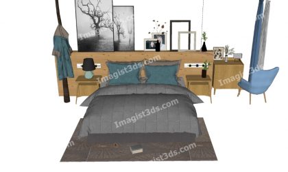 #020024 - Beds 3D Model