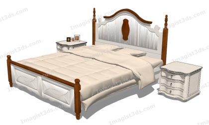 #020069 - Beds 3D Model