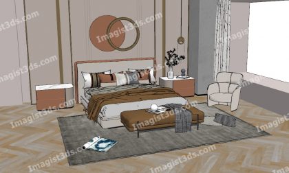 #020081 - Beds 3D Model