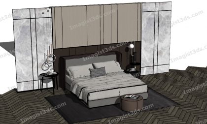 #020083 - Beds 3D Model