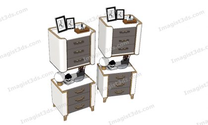 #053012 - 3D Side Table