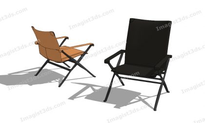 #031060 - Folding Chair 3D Model