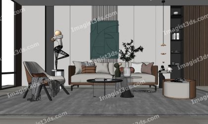 Imagist3ds Living Room 3D Model