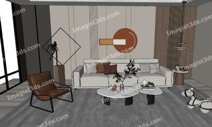 Imagist3ds Living Room 3D Model