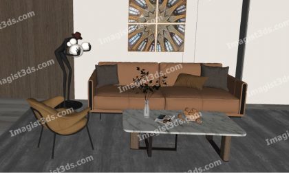 Imagist3ds Living Room 3D Model