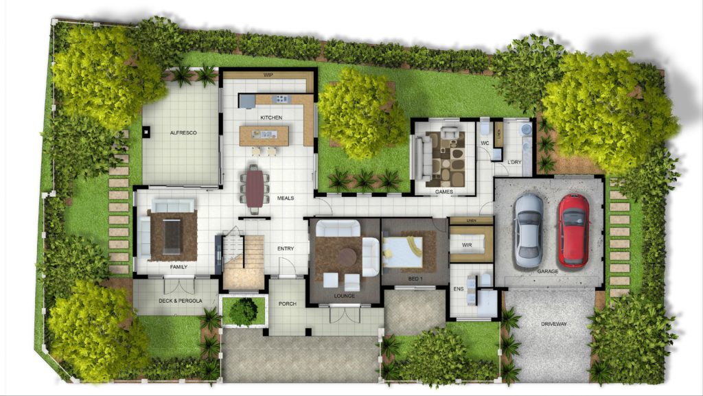 Imagist3ds Portfolio 2D Floor Plan