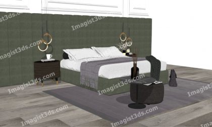 Imagist3ds Bed 3D Model