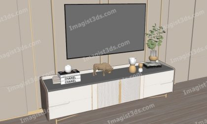 #058013 - 3D TV Stand