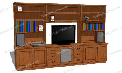 #058014 - 3D TV Stand