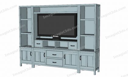 #058002 - 3D TV Stand