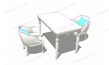 #070126 - 3D Tables & Chairs