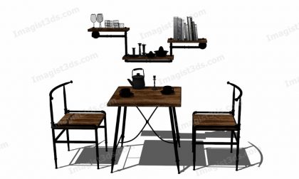 #070128 - 3D Tables & Chairs