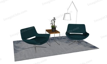 #031409 - Armchair 3D Model