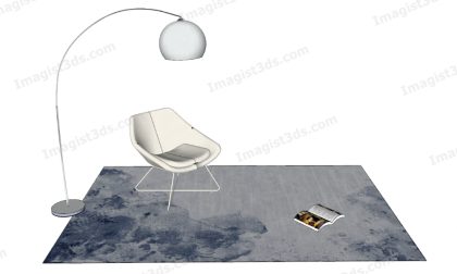 #031410 - Armchair 3D Model