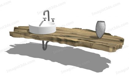 #080038 - 3D Bathroom Scene