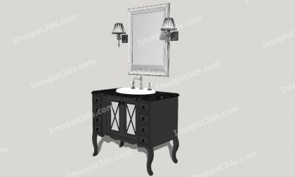 #080042 - 3D Bathroom Scene