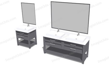 #080045 - 3D Bathroom Scene