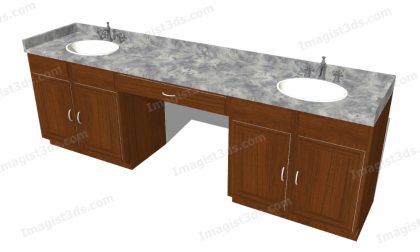 #080046 - 3D Bathroom Scene