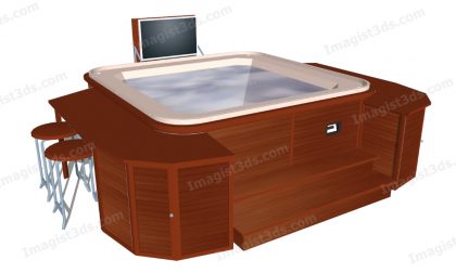 #080050 - 3D Bathroom Scene