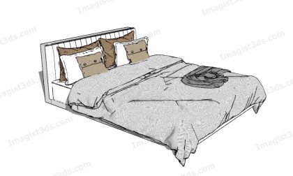 #020112 - Beds 3D Model