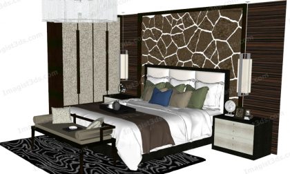 #020133 - Beds 3D Model