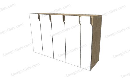 #054163 - Hallway Cabinet 3D Models