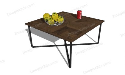 #041040 - 3D Coffee Table