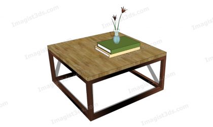 #041043 - 3D Coffee Table