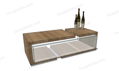 #041078 - 3D Coffee Table