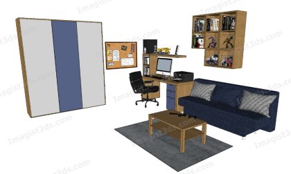 #061101 - 3D Living Room