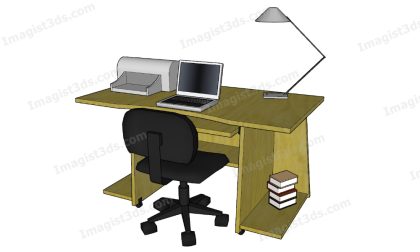 #062027 - 3D Desk