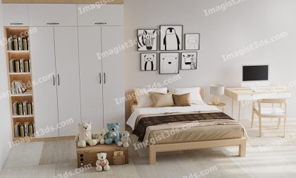 #020040 - Beds 3D Model