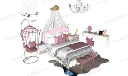 #010031 - Children's Bedroom 3D Models