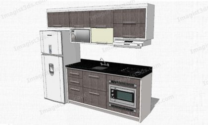 #071007 - 3D Kitchen