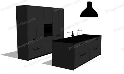 #071017 - 3D Kitchen