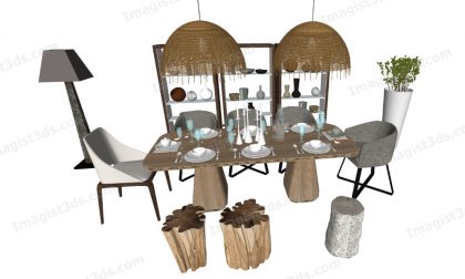 #031367 - Chair 3D Model