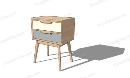 #053028 - 3D Side Table