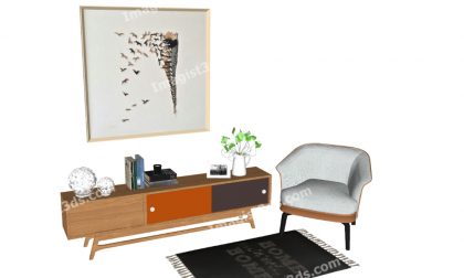 #030332 - Sofa 3D Model