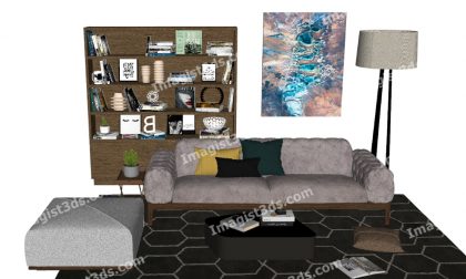 #030340 - Sofa 3D Model