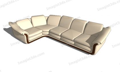 #030373 - Sofa 3D Model
