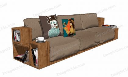 #030429 - Sofa 3D Model